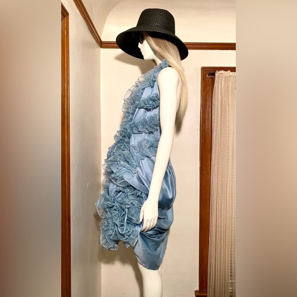 Rustic Halter Ruffle Dress - Sz Sm - Picture 7 of 13